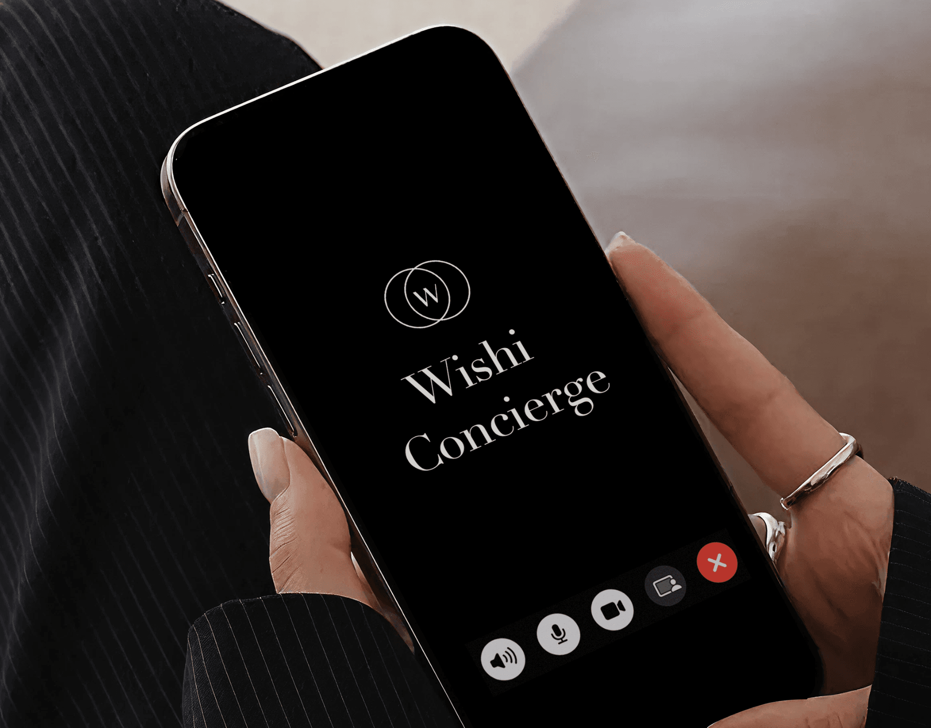 Wishi Concierge on a phone screen
